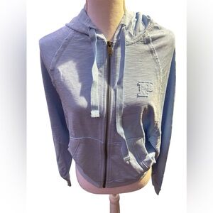 New Victoria's Secret VS PINK Slub Hoodie SMALL in Blue New with tags cozy comfy